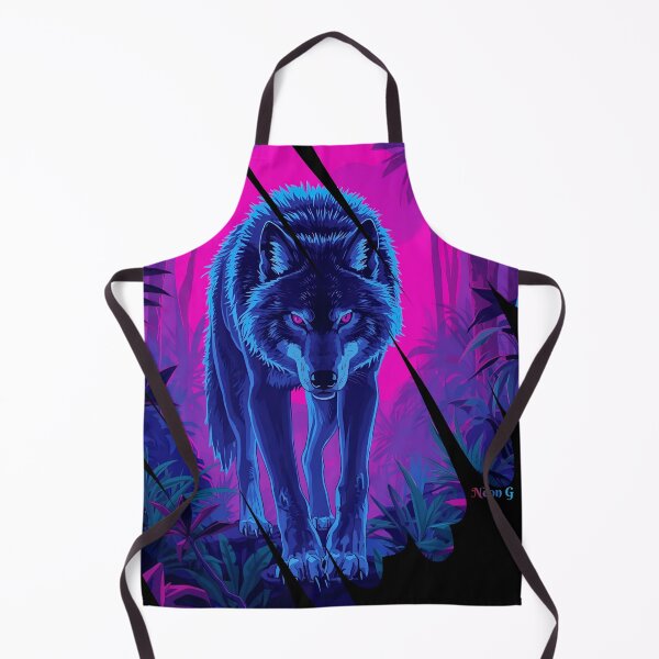 Item preview, Wolf prowling a neon jungle in Augmented reality 2 designed and sold by Neon G.