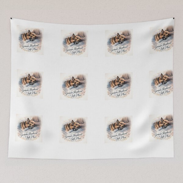 Item preview, My German Shepherd Is My Safe Place – Emotional Dog Lover Design designed and sold by Zampettalibera.