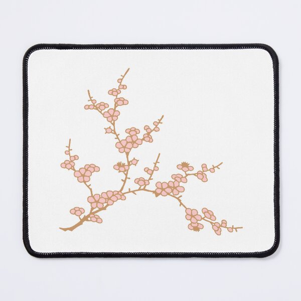Item preview, Wide Blossoming Ume Branch - Pink and Brown designed and sold by BReinbold.