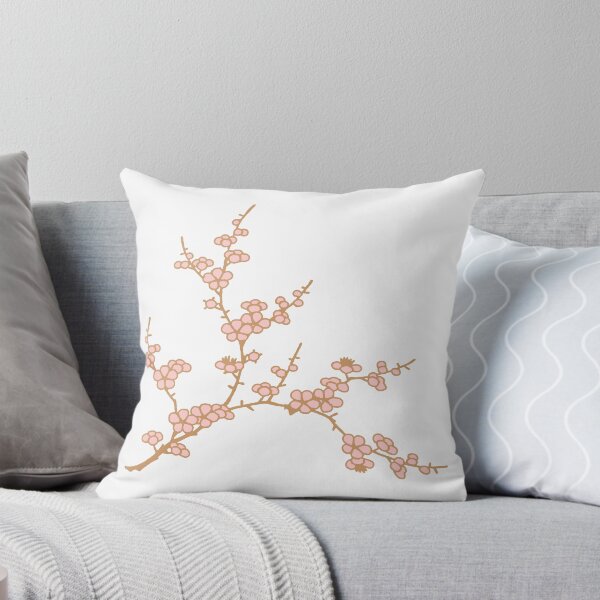 Item preview, Wide Blossoming Ume Branch - Pink and Brown designed and sold by BReinbold.