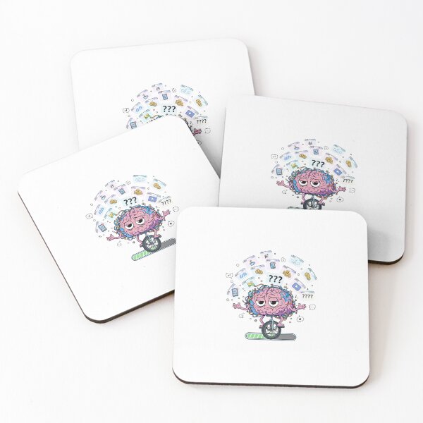 Item preview, Overthinking Brain With Too Many Thoughts designed and sold by Overlume.