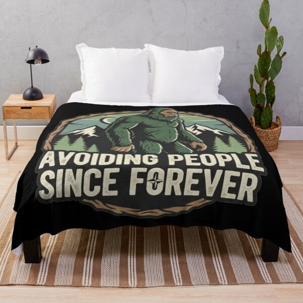 Item preview, Avoiding People Since Forever — Humorous Sasquatch Mountain Design designed and sold by unthinkabletees.
