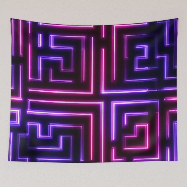 Item preview, Neon Maze designed and sold by Hashola Designs.