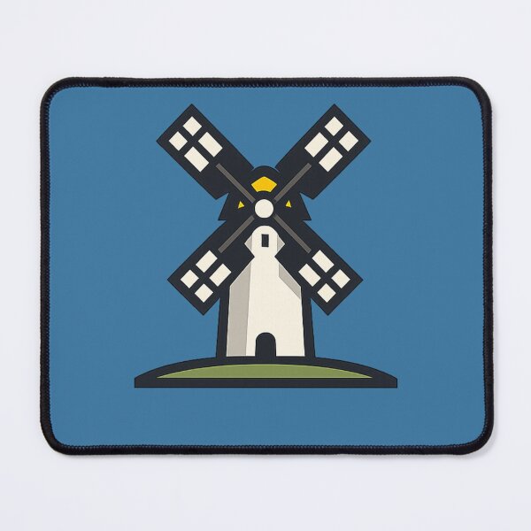 Item preview, Saaremaa Windmill Bauhaus – Estonian Island Geometric Icon designed and sold by Planthem.