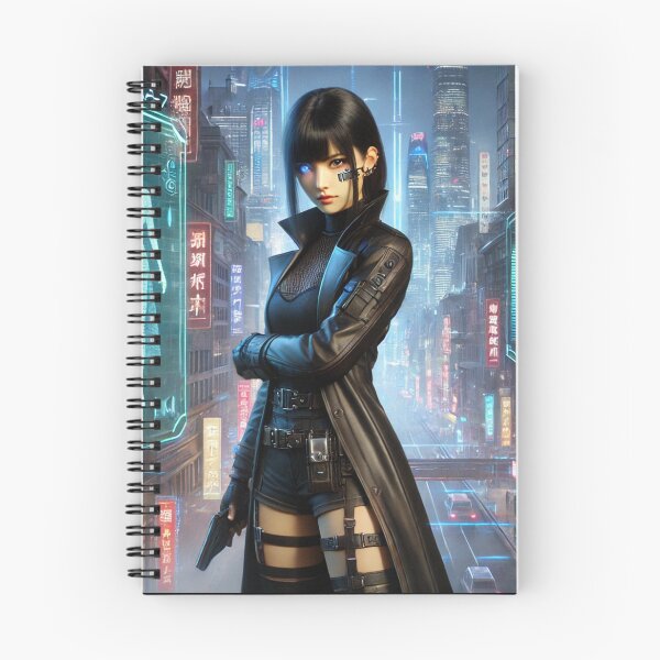 Item preview, Detective Ariadna-7-Cyberpunk designed and sold by ChidaStore.