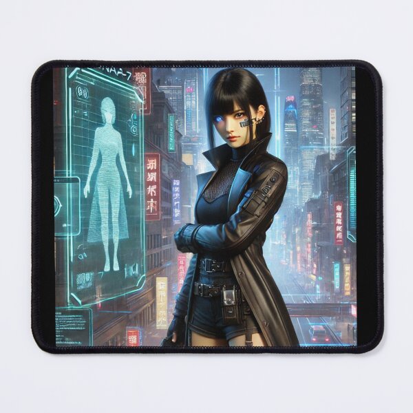 Item preview, Detective Ariadna-7-Cyberpunk designed and sold by ChidaStore.