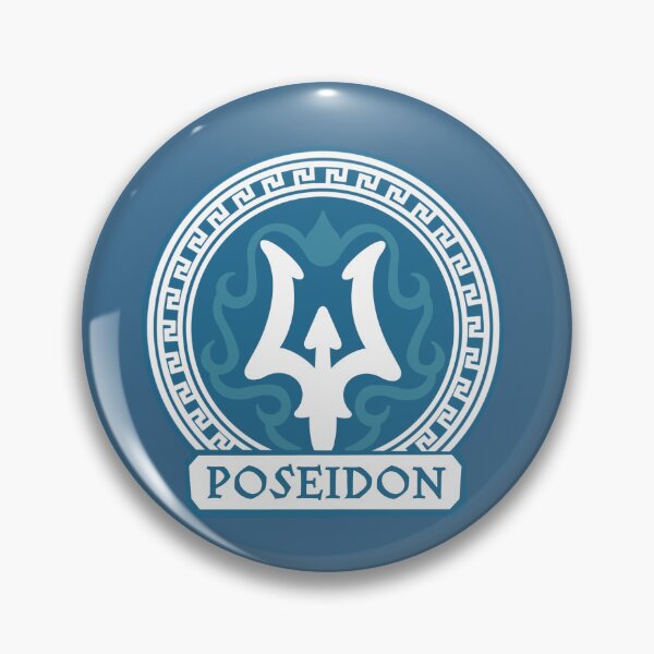 Item preview, Percy Jackson "Poseidon" Cabin Nameplate (Blue Background) designed and sold by jamierachelz.