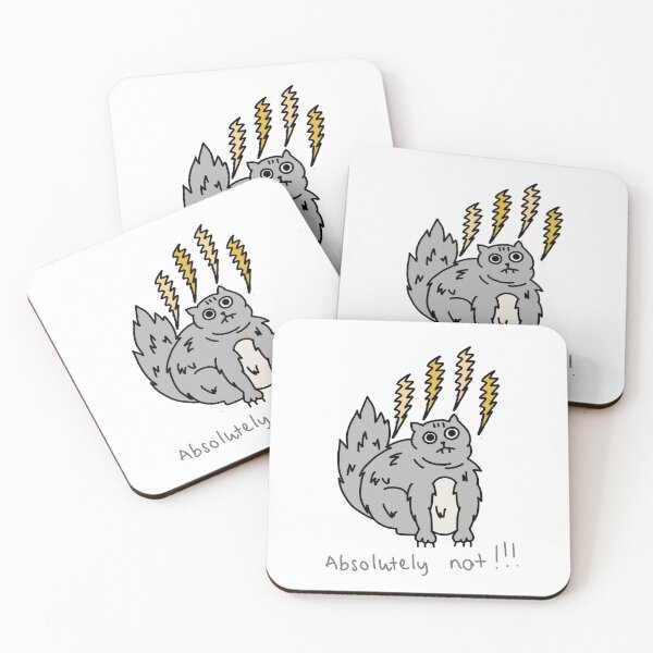 Item preview, Absolutely Not Cat Illustration designed and sold by Baby-Care.