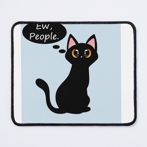Item preview, Cat disgusted by people designed and sold by Soft Chaos Studios.