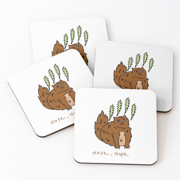 Item preview, Nope, Nope Cat Illustration designed and sold by Baby-Care.