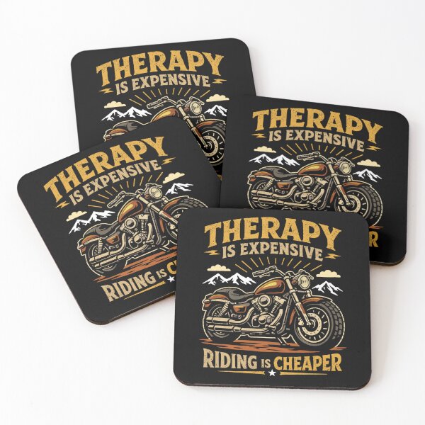 Item preview, Riding Is Cheaper Than Therapy designed and sold by FreshVibe Prints.