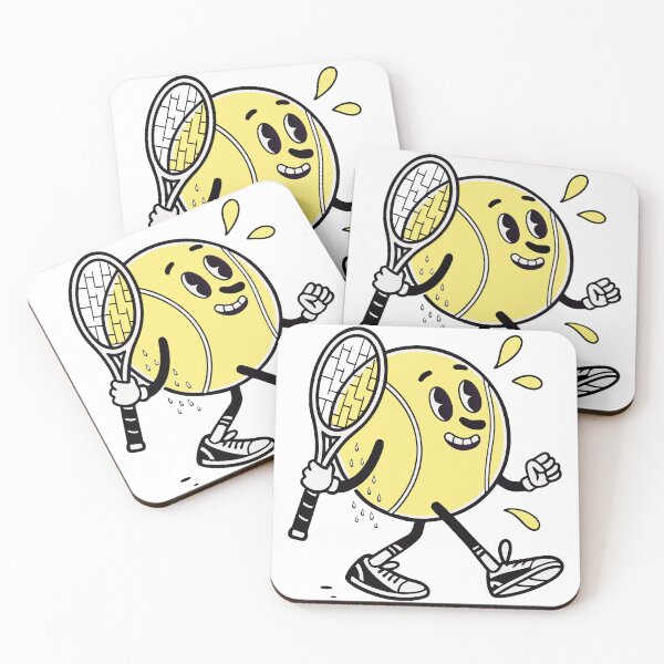 Item preview, Tennis Vibe : Funny Cartoon Tennis Ball, Racket Sport Gift designed and sold by Shirtely.