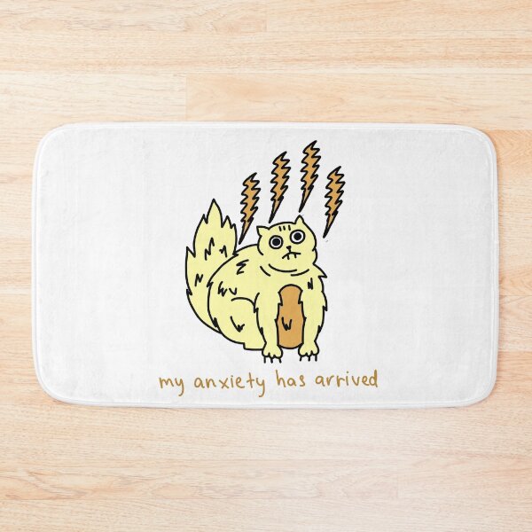 Item preview, My Anxiety Has Arrived Cat Illustration designed and sold by Baby-Care.