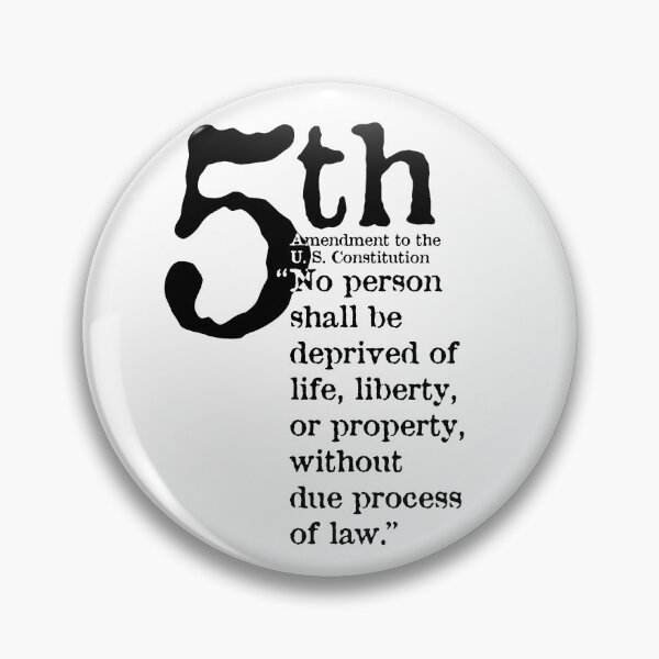 Item preview, Due Process - Fifth Amendment To the U. S. Constitution designed and sold by BANDOFSCRIBBLE Hollywood.