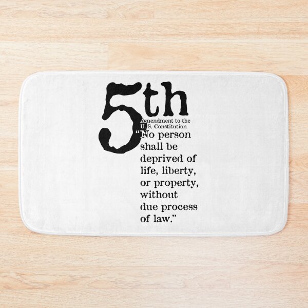 Item preview, Due Process - Fifth Amendment To the U. S. Constitution designed and sold by BANDOFSCRIBBLE Hollywood.