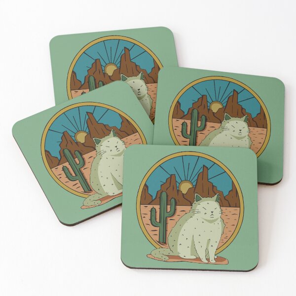 Item preview, Cactus cat designed and sold by Masque&Muse.
