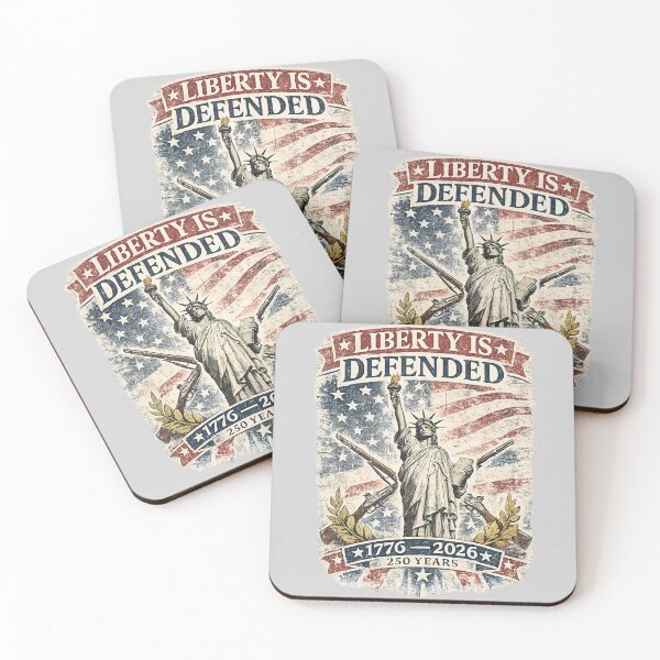 Item preview, Liberty Is Defended Statue of Liberty Vintage (1776–2026 | 250 Years) designed and sold by PoliticalArtist.