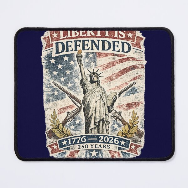Item preview, Liberty Is Defended Statue of Liberty Vintage (1776–2026 | 250 Years) designed and sold by PoliticalArtist.