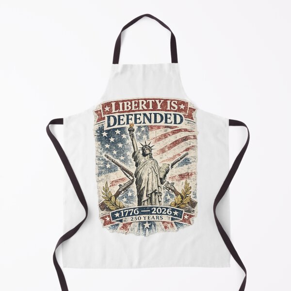 Item preview, Liberty Is Defended Statue of Liberty Vintage (1776–2026 | 250 Years) designed and sold by PoliticalArtist.