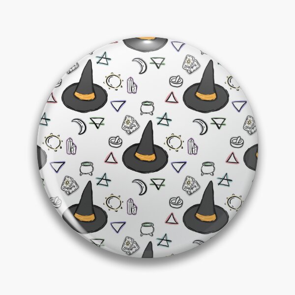 Item preview, Witchy witchcraft spells elements pattern designed and sold by Mariecobiz.