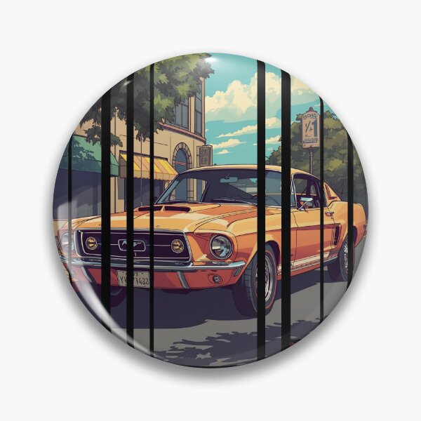Item preview, For Mustan Fastbac 1967, retro illustration 5 designed and sold by Neon G.