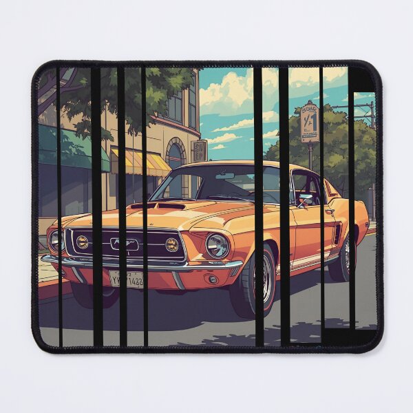 Item preview, For Mustan Fastbac 1967, retro illustration 5 designed and sold by Neon G.