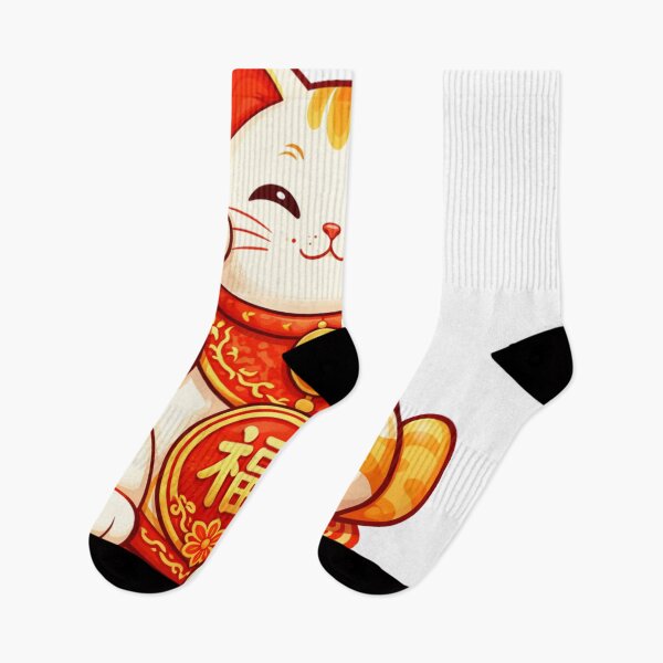 Item preview, Lunar New Year Lucky Cat Illustration designed and sold by Vendeloc.