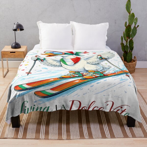Item preview, Italian Ski Duck Living La Dolce Vita designed and sold by AnnDesignStudio.