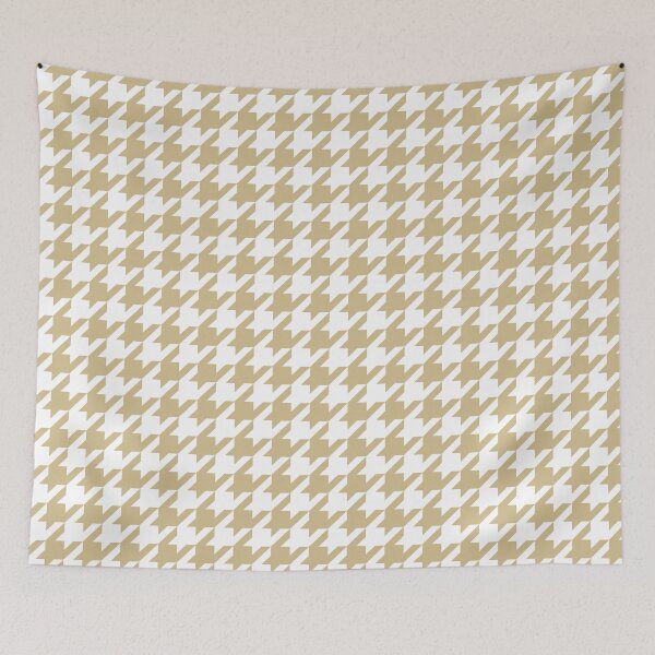 Item preview, Houndstooth - Camel designed and sold by Willow & Grace Designs.