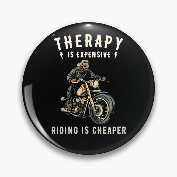 Item preview, Therapy Is Expensive Riding Is Cheaper, Funny Motorcycle Rider Gift, Biker Humor Graphic. designed and sold by NewaveBoutique.