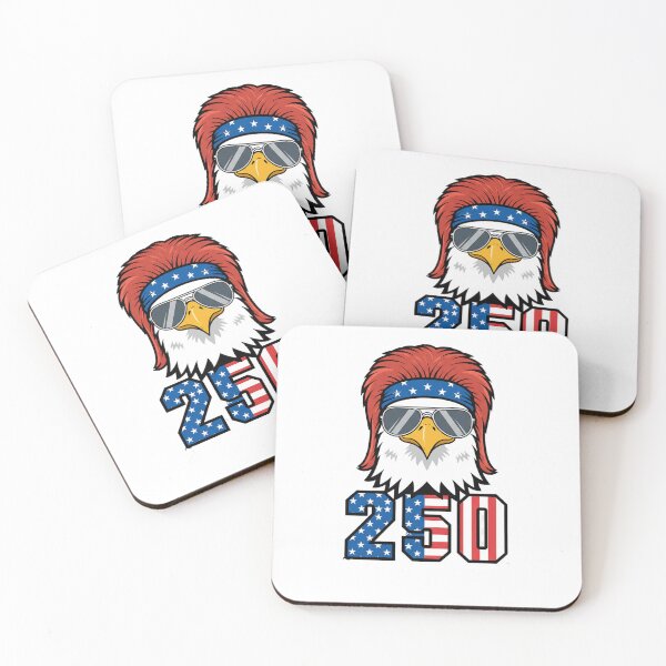 Item preview, Patriotic Mullet Eagle 250 Years Independence Day Tee designed and sold by Merchifyme2000.
