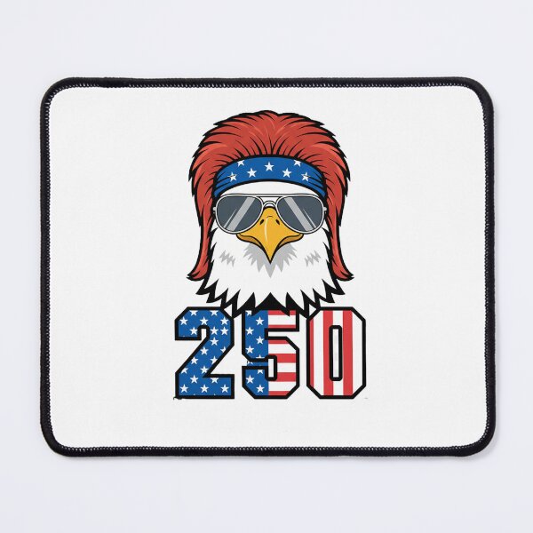 Item preview, Patriotic Mullet Eagle 250 Years Independence Day Tee designed and sold by Merchifyme2000.