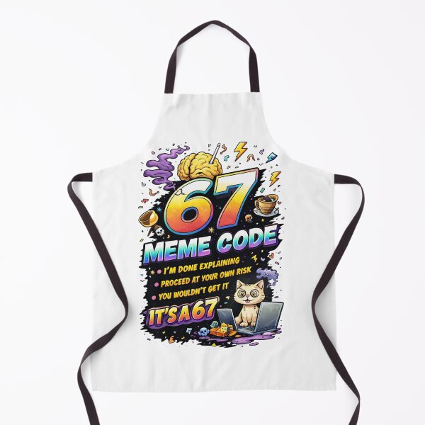 Item preview, 67 Meme Code Funny Internet Meme designed and sold by Trike-G-Tees.