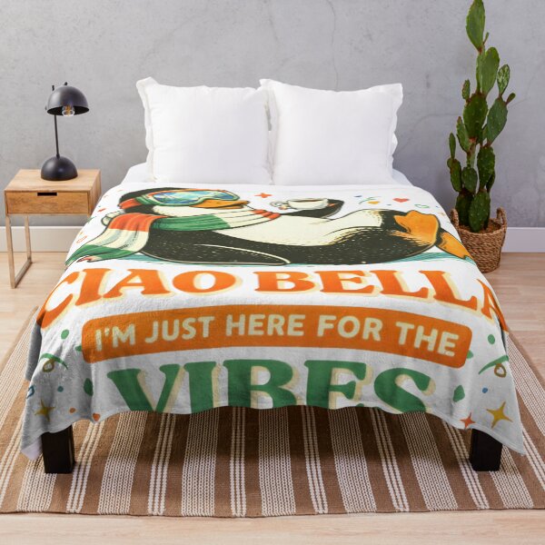Item preview, Ciao Bella Penguin Italian Chill Vibes designed and sold by AnnDesignStudio.