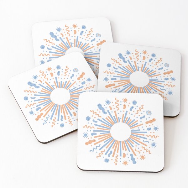 Item preview, Microscopic Sunburst - Abstract Geometric Biology Art designed and sold by VibePrintsHub.