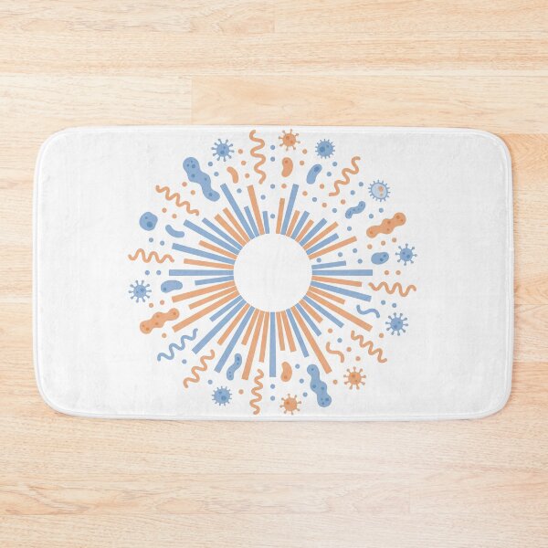 Item preview, Microscopic Sunburst - Abstract Geometric Biology Art designed and sold by VibePrintsHub.