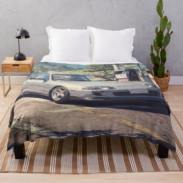 Item preview, Supra MK4 JDM Mountain Road Retro Anime designed and sold by RCStoreUy.