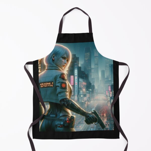 Item preview, Detective Ariadna-7-Cyberpunk designed and sold by ChidaStore.