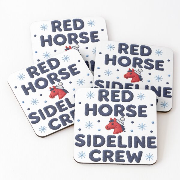 Item preview, Red Horse Sideline Crew Winter Spirit designed and sold by AnnDesignStudio.