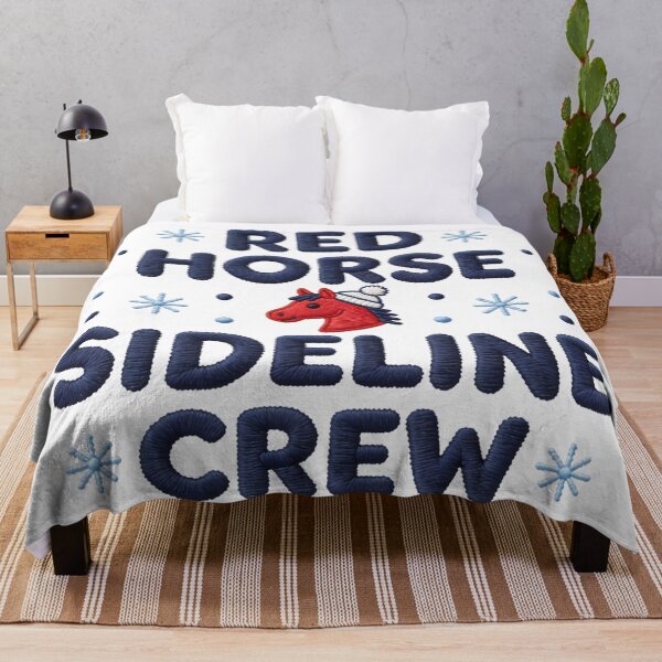 Item preview, Red Horse Sideline Crew Winter Spirit designed and sold by AnnDesignStudio.