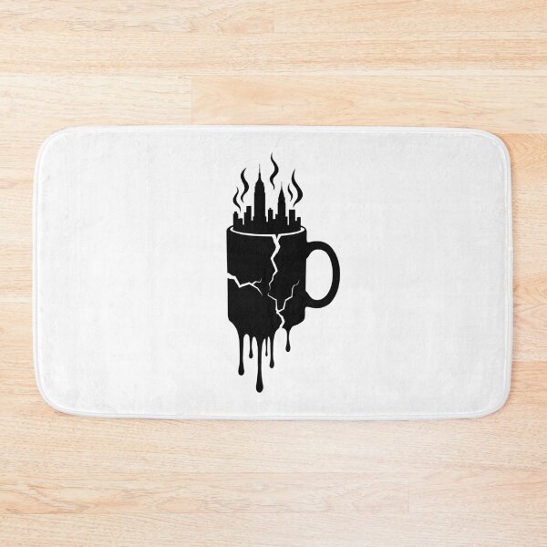 Item preview, Friends New York Coffee Drips (Black) designed and sold by Screen Lore.