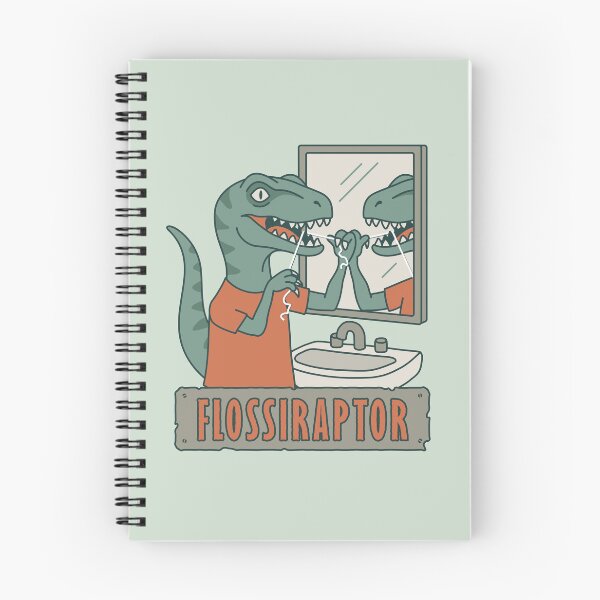 Item preview, Flossiraptor - Flossing Dinosaur designed and sold by Josh Meyer Designs.