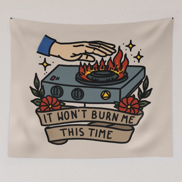 Item preview, It Won't Burn Me This Time (Colour) designed and sold by veampleo.