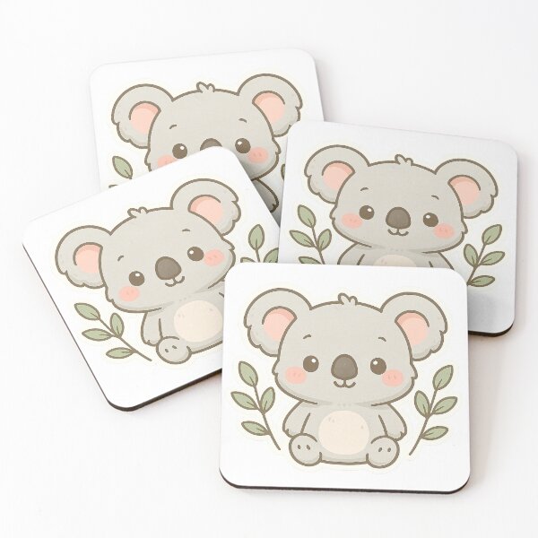 Item preview, Pastel Happy Koala Stickers designed and sold by StickMint.