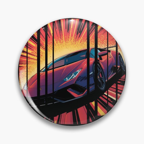 Artikelvorschau, Lamborghin Huracá EVO, Comic-Energie der 60er Jahre, Born to Roar 5 entworfen und verkauft von Neon G.