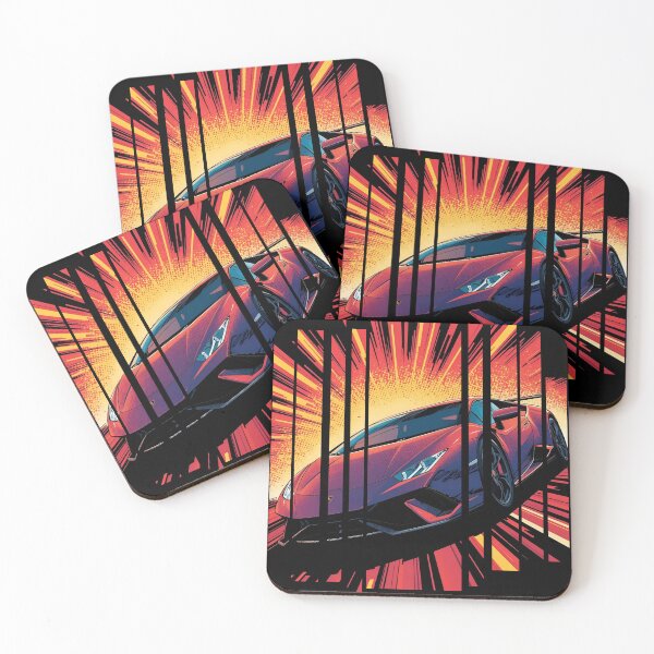 Item preview, Lamborghin Huracá EVO, 60s comic energy Born to Roar 5 designed and sold by Neon G.