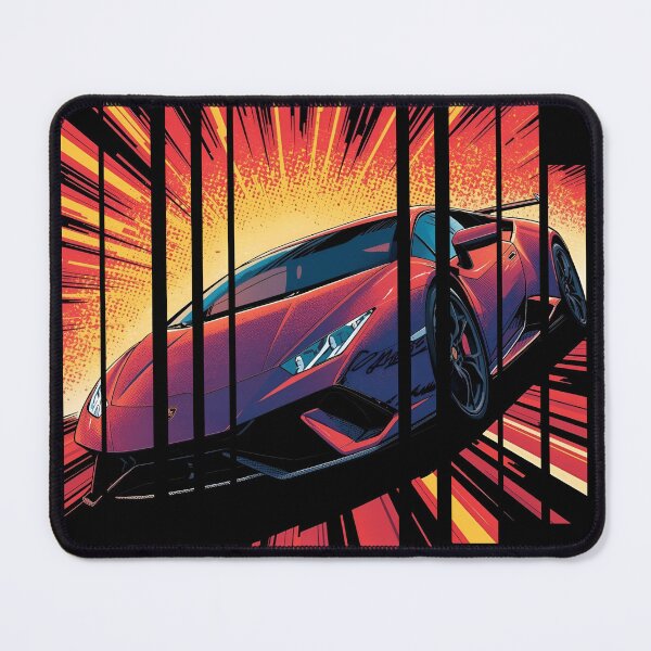 Item preview, Lamborghin Huracá EVO, 60s comic energy Born to Roar 5 designed and sold by Neon G.