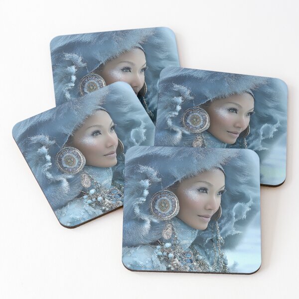 Item preview, Elegant Woman in Frosty Fashion Statement designed and sold by Artessie.