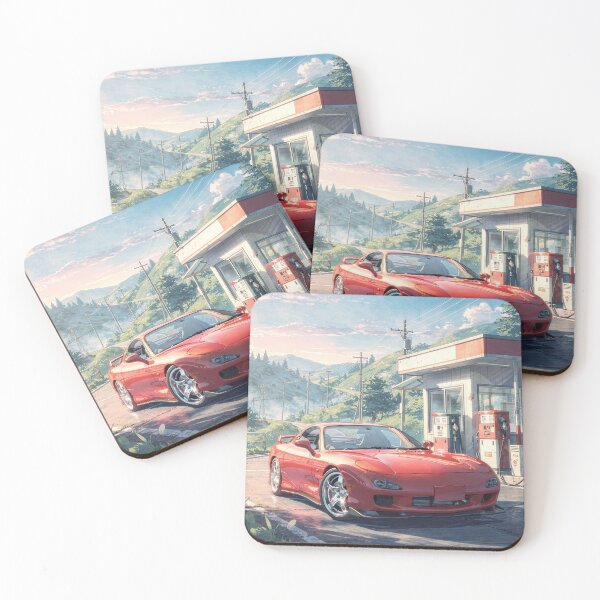 Item preview, RX-7 FD JDM Mountain Road Retro Anime designed and sold by RCStoreUy.