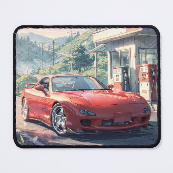 Item preview, RX-7 FD JDM Mountain Road Retro Anime designed and sold by RCStoreUy.